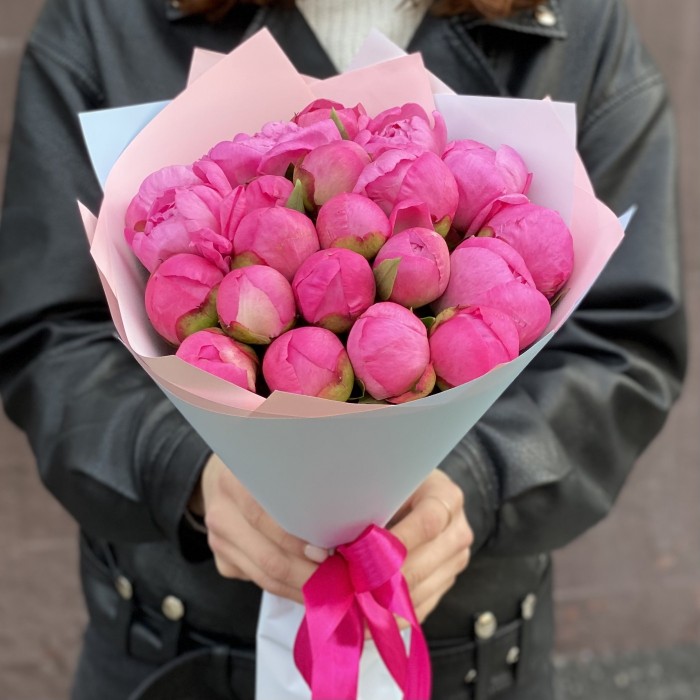 21 розовый пион Флеминг